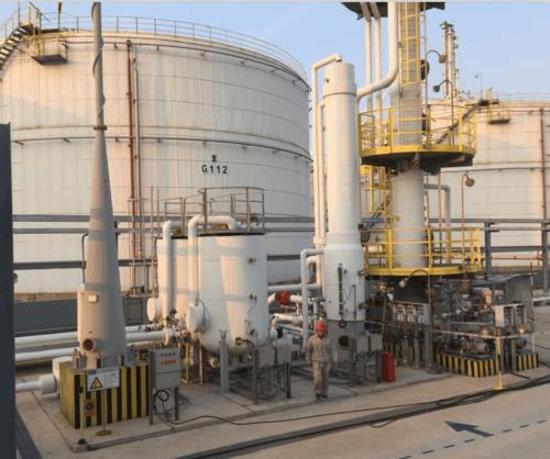 上海油气回收装置项目-304不锈钢孔板波纹填料案例