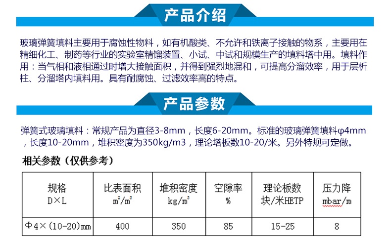 玻璃弹簧填料理论塔板数