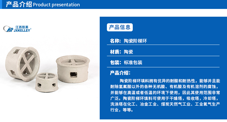 东营陶瓷化工阶梯环填料